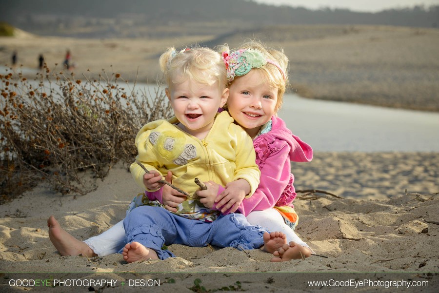 Carmel family photos at the beach