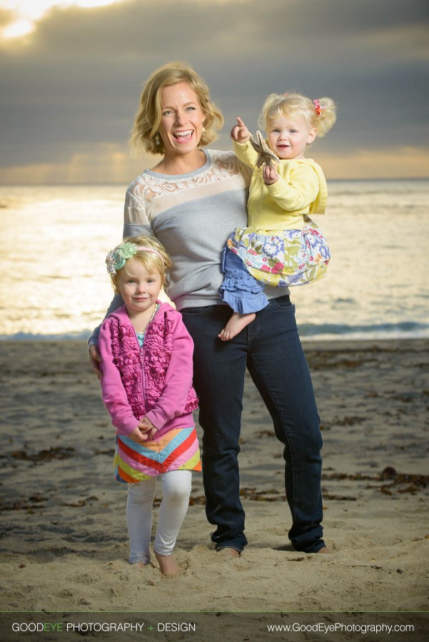 Carmel family photos at the beach