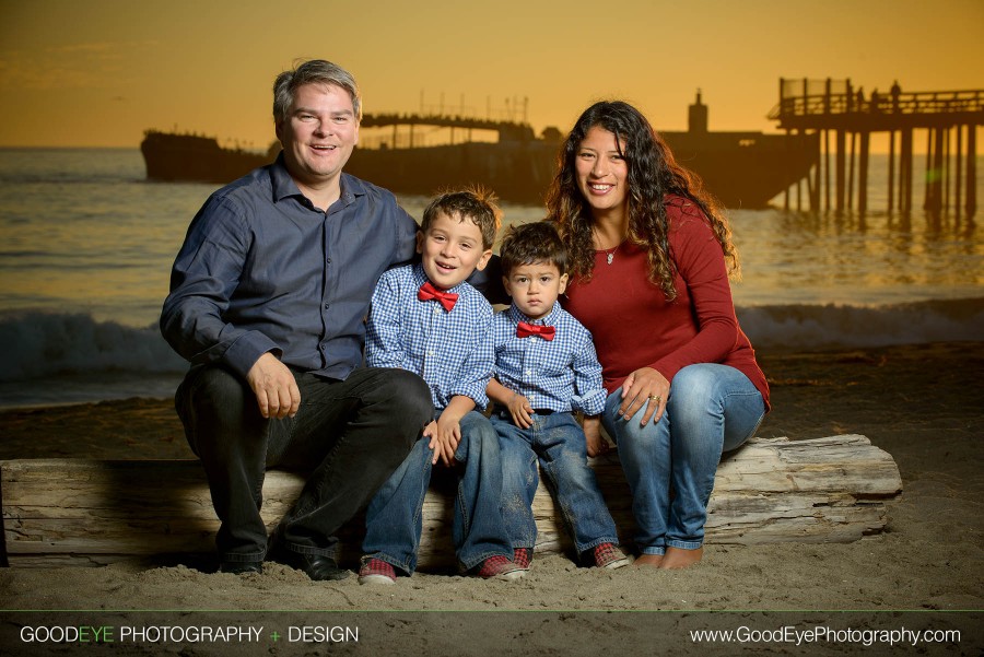 Seacliff Beach Family Photos at Sunset - Aptos, CA