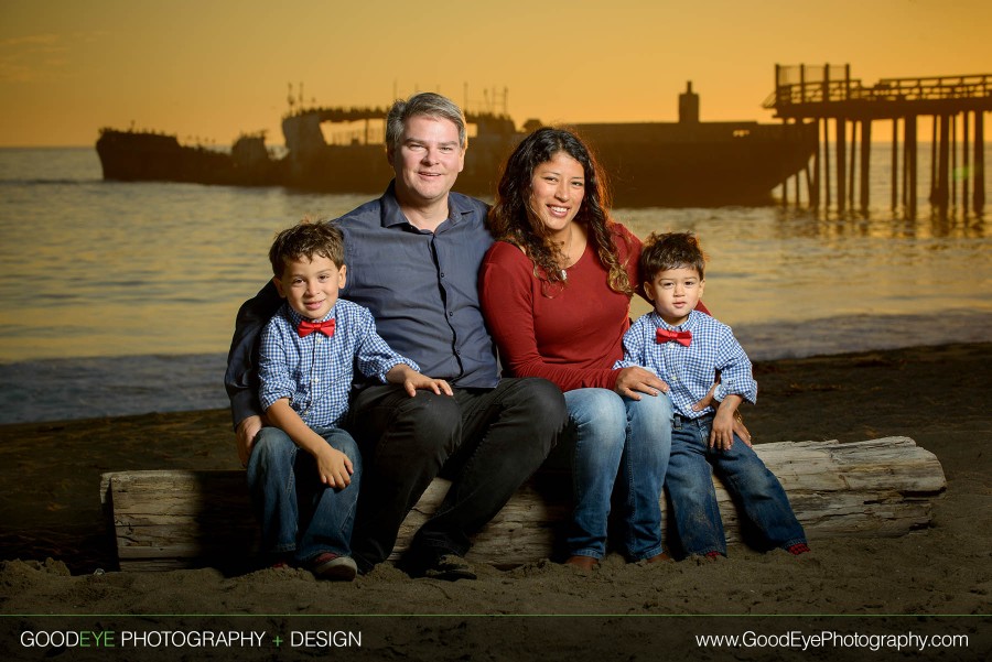 Seacliff Beach Family Photos at Sunset - Aptos, CA