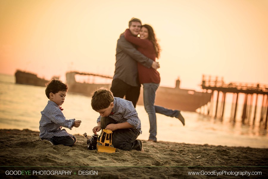 Seacliff Beach Family Photos at Sunset - Aptos, CA