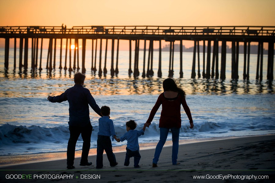 Seacliff Beach Family Photos at Sunset - Aptos, CA