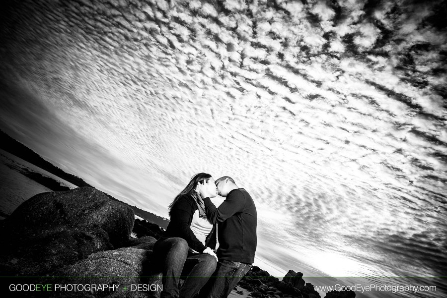 Carmel Beach Engagement Photos