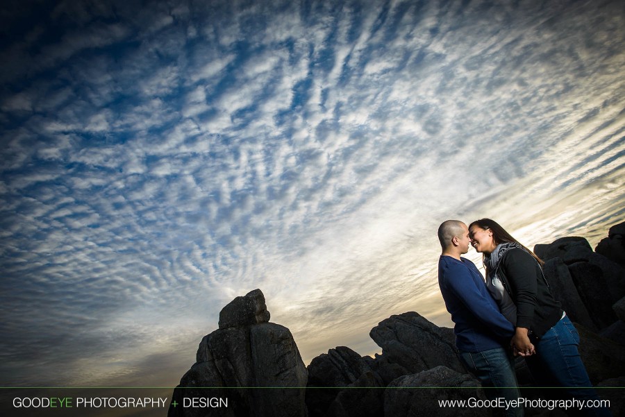 Carmel Beach Engagement Photos