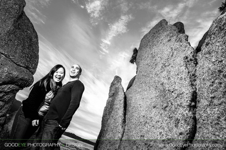 Carmel Beach Engagement Photos