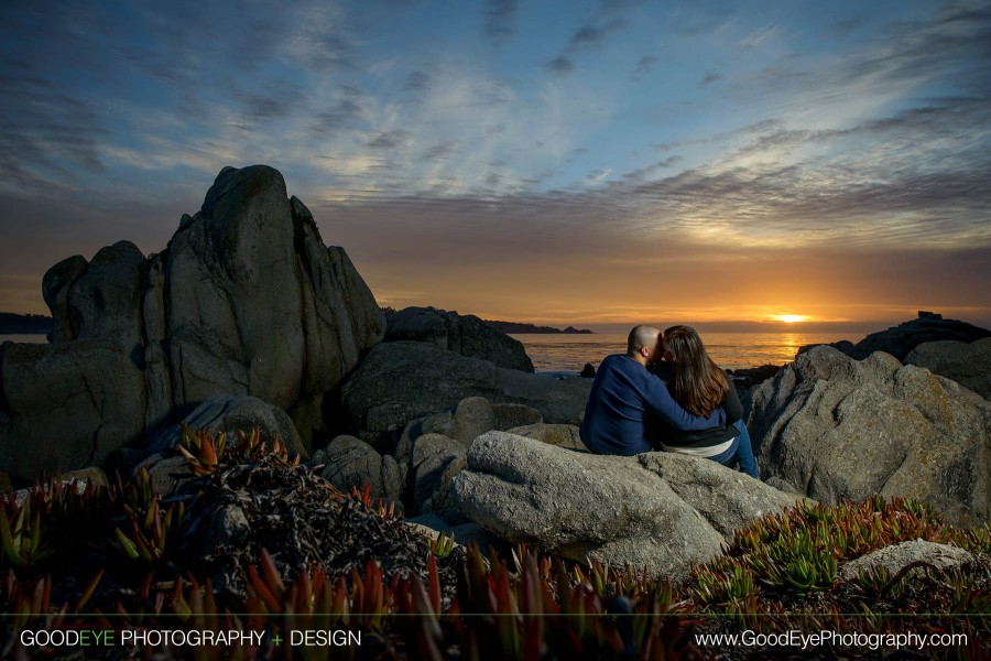 Carmel Beach Engagement Photos