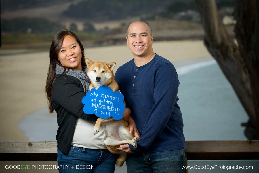 Carmel Beach Engagement Photos