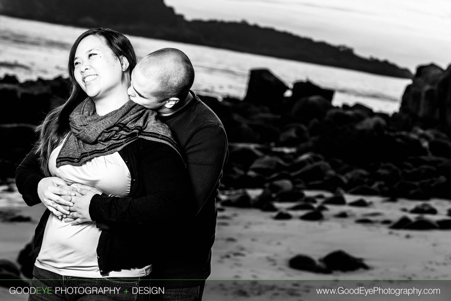 Carmel Beach Engagement Photos