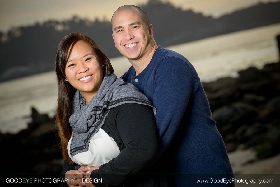 Carmel Beach Engagement Photos