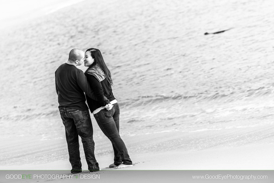 Carmel Beach Engagement Photos