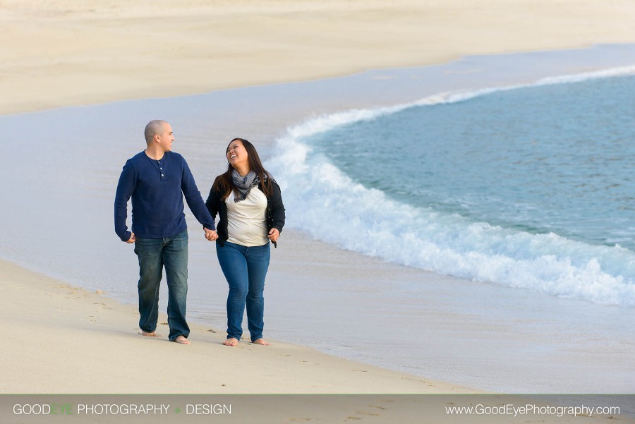 Carmel Beach Engagement Photos