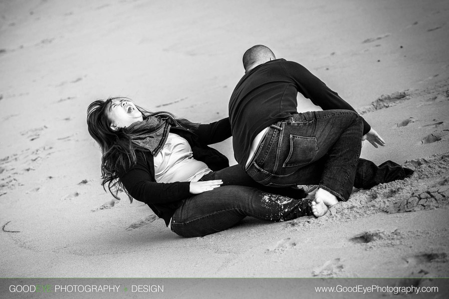 Carmel Beach Engagement Photos