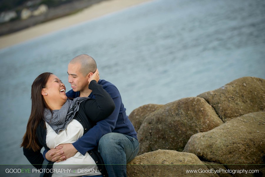 Carmel Beach Engagement Photos