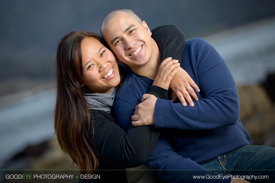 Carmel Beach Engagement Photos