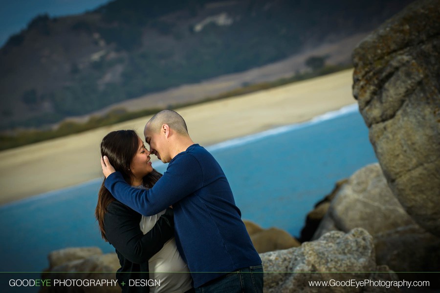 Carmel Beach Engagement Photos