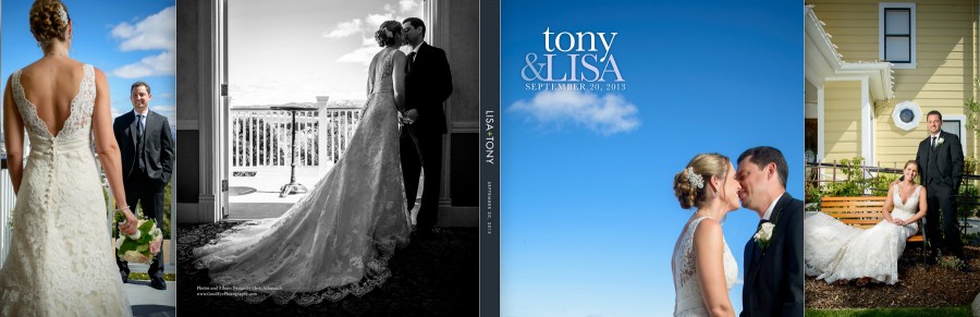 Perry House Wedding Photos - Lisa and Tony Album Design