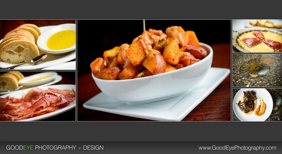 Tapas Dishes - Editorial Food Photography - for South Bay Accent Magazine