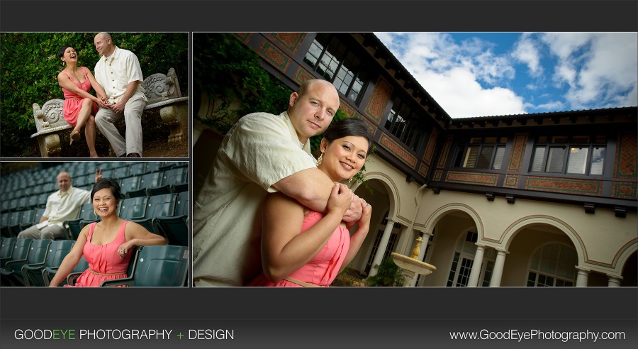 Villa Montalvo, Saratoga Engagement Photos