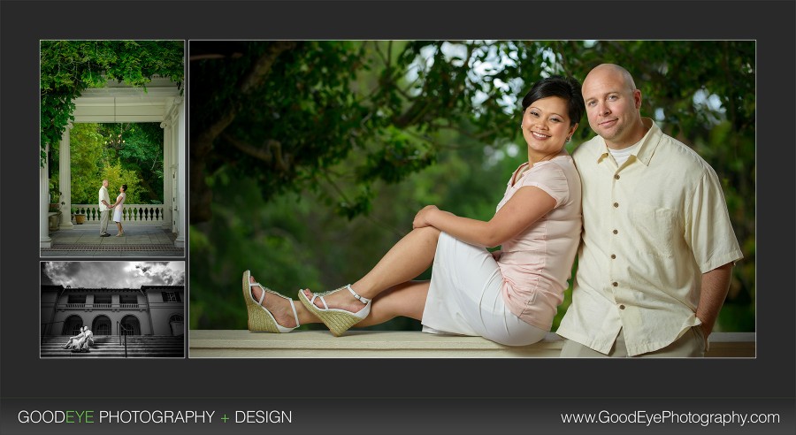 Villa Montalvo, Saratoga Engagement Photos