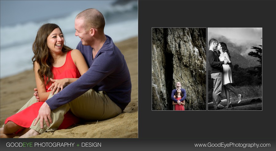 Gray Whale Cove State Beach, San Mateo Engagement Photos