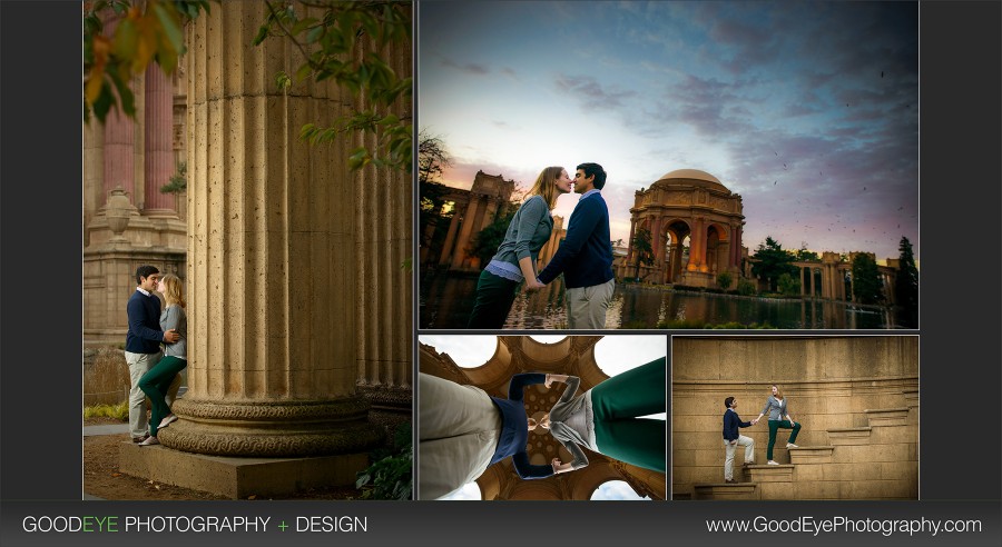 Palace of Fine Arts, San Francisco Engagement Photos