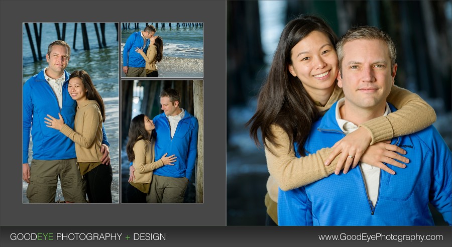 Capitola Proposal photos on the beach