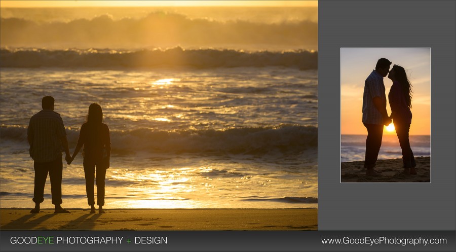 Gray Whale Cove Engagement Photos - Uyen and John