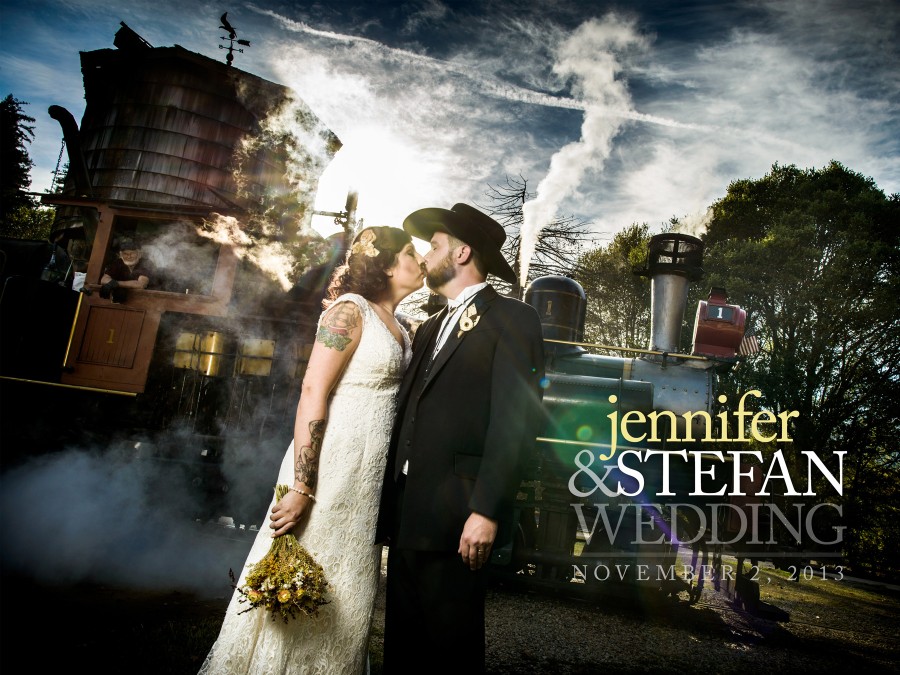 Roaring Camp Felton Wedding Photos - Jennifer and Stefan