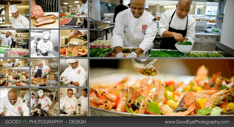 Stanford Dining - Cooking Candid Photos