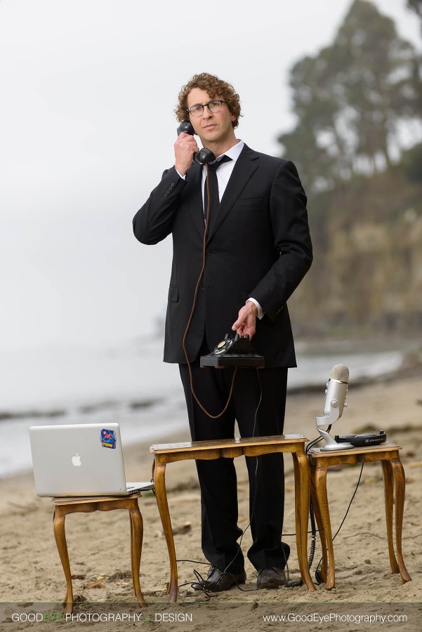 Ethan Bearman - Entertainer and Talk Show Host - Lifestyle Portrait Photos on the Beach - by Bay Area Photographer Chris Schmauch www.GoodEyePhotography.com