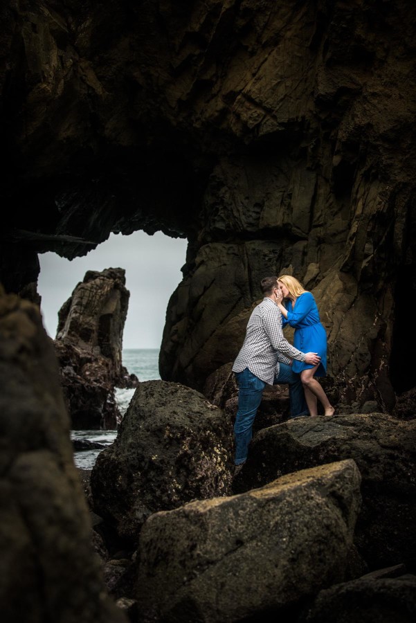 Engagement Photography at the Beach in Big Sur