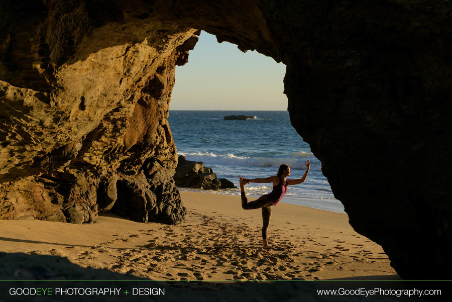 Yoga Photos – Panther Beach, Santa Cruz – by Bay Area portrait photographer Chris Schmauch www.GoodEyePhotography.com 