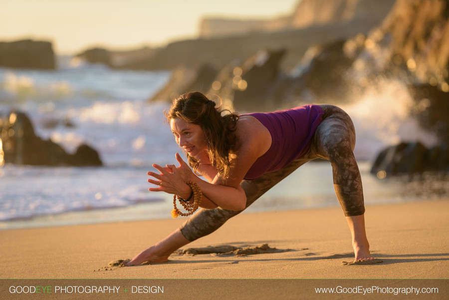 Yoga Photos – Panther Beach, Santa Cruz – by Bay Area portrait photographer Chris Schmauch www.GoodEyePhotography.com 