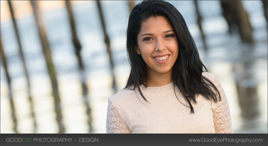 Vanessa – Senior Portrait Photos – Capitola Beach – by Bay Area senior portrait photographer Chris Schmauch www.GoodEyePhotography.com 