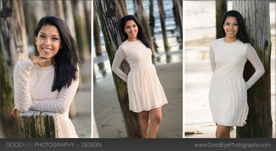 Vanessa – Senior Portrait Photos – Capitola Beach – by Bay Area senior portrait photographer Chris Schmauch www.GoodEyePhotography.com 