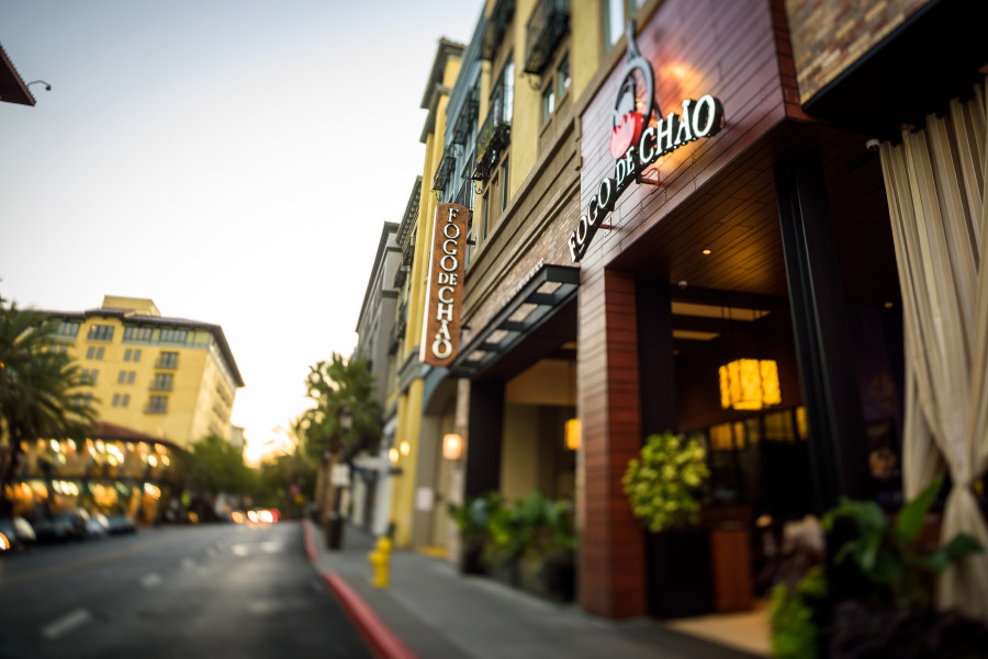 Fogo de Chao – Santana Row, San Jose – Architectural exterior photography – photos by Bay Area commercial photographer Chris Schmauch www.GoodEyePhotography.com 