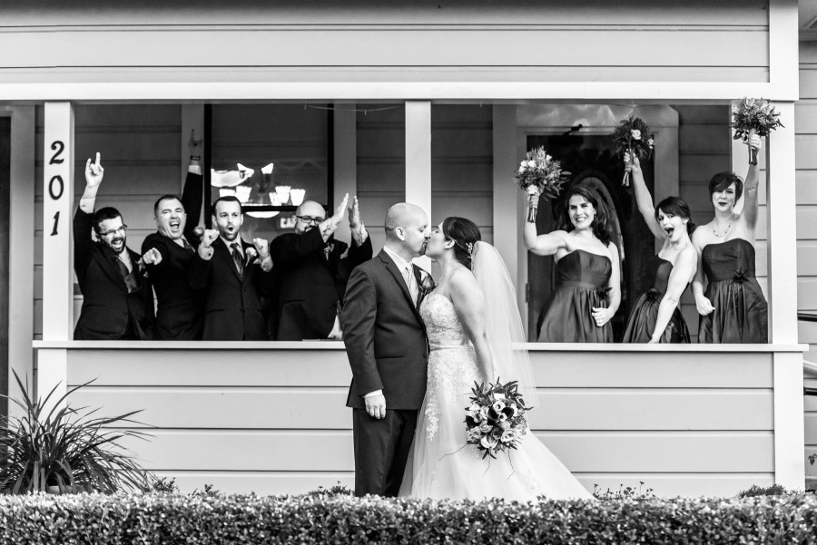 December Wedding Photography at The Perry House in Monterey
