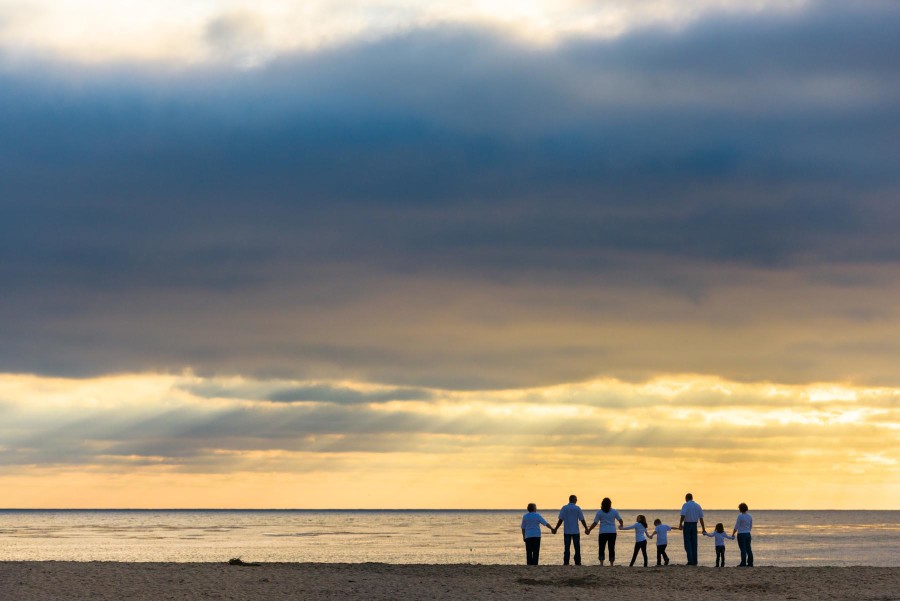 Family Portrait Photography on the Beach in Santa Cruz