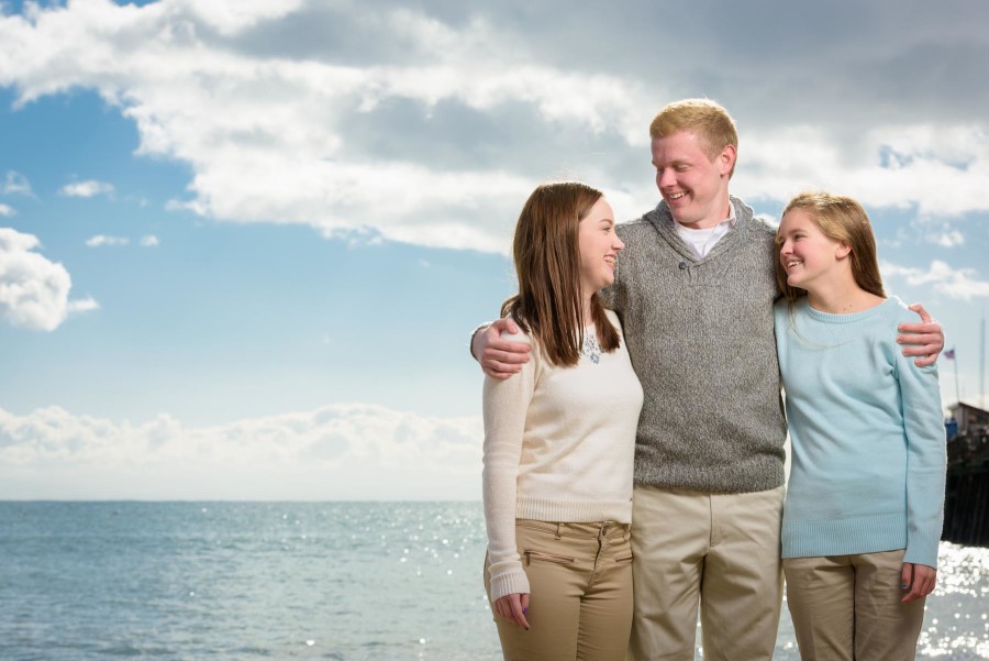 Family Portrait Photography at the Beach in Capitola