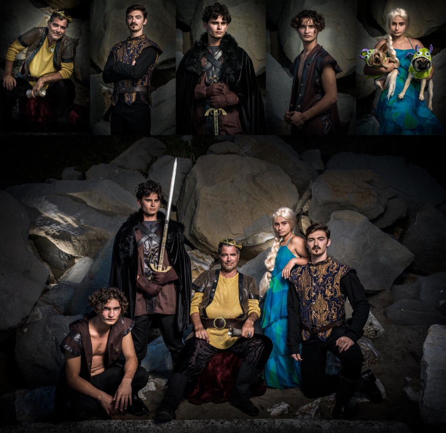 Game-of-Thrones-Themed Family Portrait Photography in Capitola