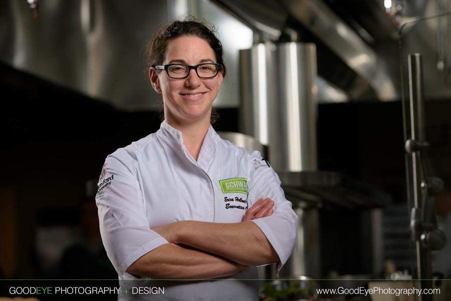 Female Chef Portrait Photography at Stanford Campus in Palo Alto, California