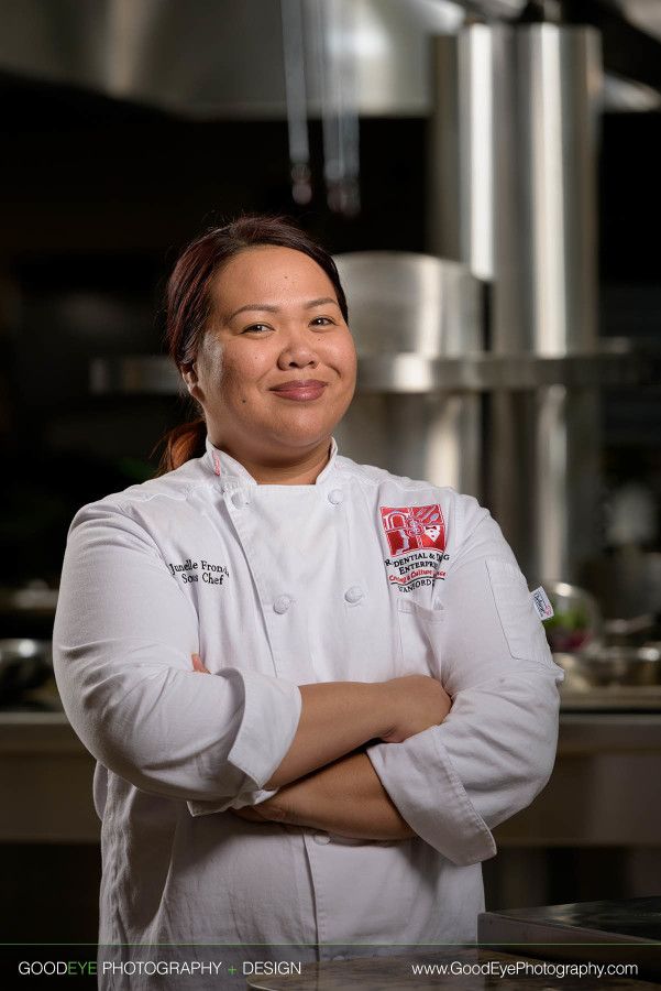 Female Chef Portrait Photography at Stanford Campus in Palo Alto, California