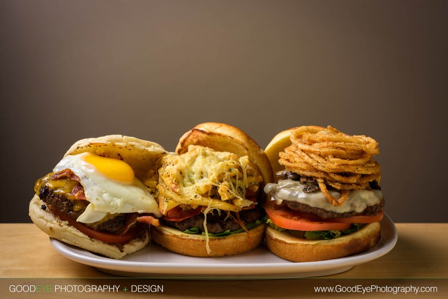 Hamburgers / Fries - Food Photography at The Counter in Cupertino