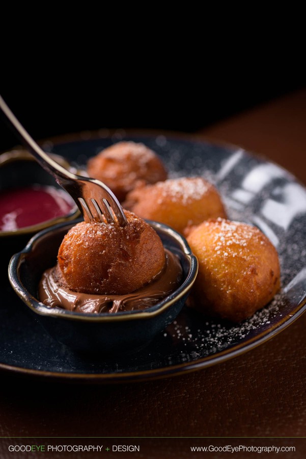 Zeppoles - Dessert Food Photography at East Coast Alice Restaurant in Saratoga, California