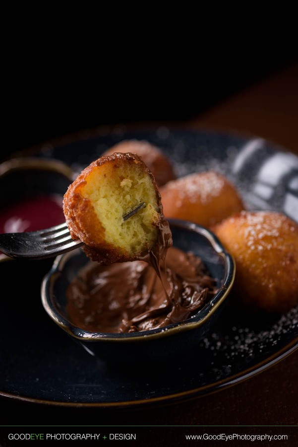 Zeppoles - Dessert Food Photography at East Coast Alice Restaurant in Saratoga, California