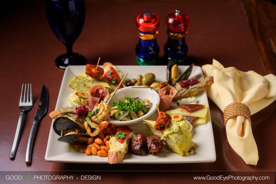 Tapas Sampler Plate - Mountain View Food Photography at Cascal Restaurant
