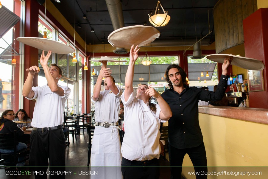 Pizza Dough Slingers - Kianti's Santa Cruz - Photos by Bay Area Restaurant Photographer Chris Schmauch www.GoodEyePhotography.com