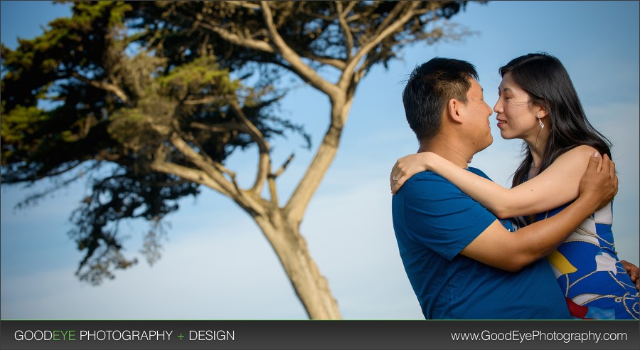 Lovers Point Engagement Photos - Pacific Grove - By Bay Area Wedding Photographer Chris Schmauch www.GoodEyePhotography.com 