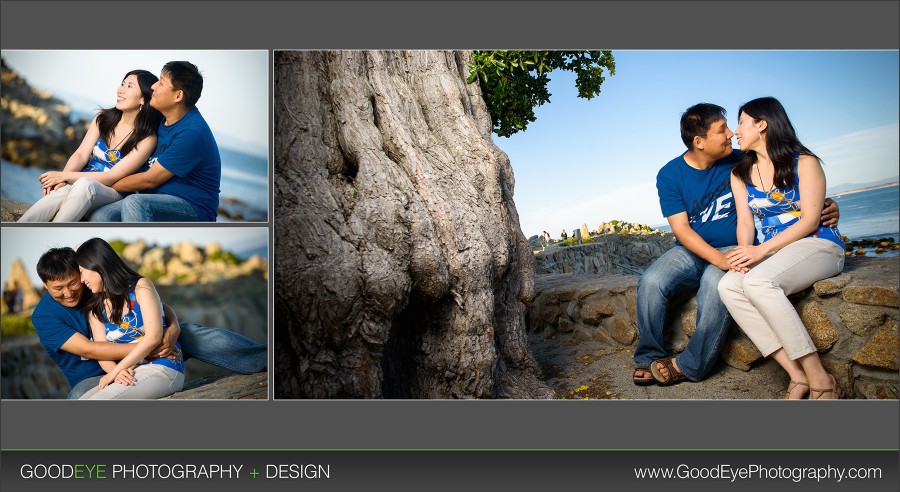 Lovers Point Engagement Photos - Pacific Grove - By Bay Area Wedding Photographer Chris Schmauch www.GoodEyePhotography.com 