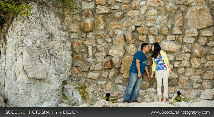 Lovers Point Engagement Photos - Pacific Grove - By Bay Area Wedding Photographer Chris Schmauch www.GoodEyePhotography.com 